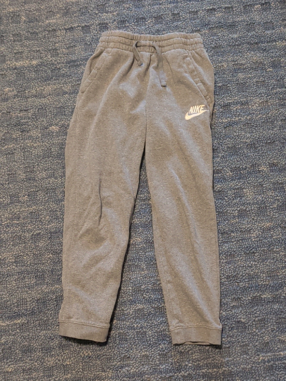 Nike Kids Gray Logo Fleece Joggers